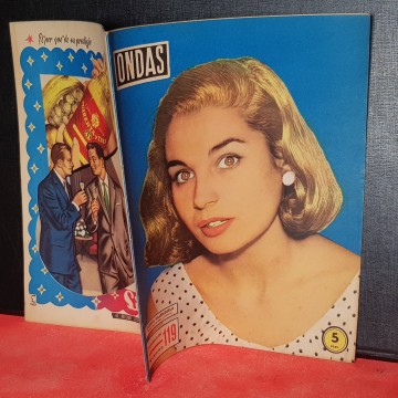 Revista ondas 119 Laura Valenzuela revista del corazón revistas año 50