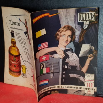 Revistas del corazón antiguas revista onda 1 noviembre 1958 Heidi Abel