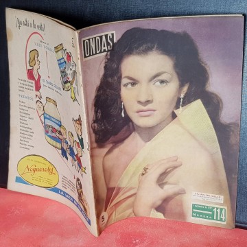 Revistas del corazón años 50 Lilian de Celis ondas 1 septiembre 1957