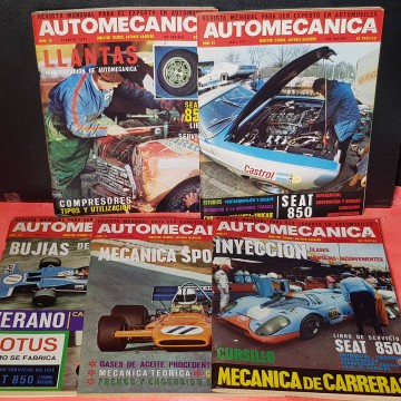 Seat 850 libro de servicio mecánica revista Automecánica manual