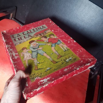 La gallina ciega juego antiguo años 20 30 juguetes antiguos librería