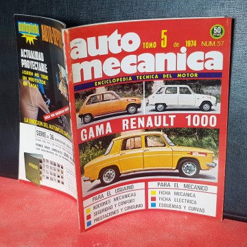 Renault 5 8 R5 R6 R8 libro de servicio automóvil revista Automecánica