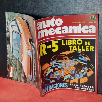 Renault 5 manual de taller reparación Automecánica 40 revista 1972