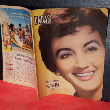 15 junio 1959 Revista ondas 157 Petrita Tamayo locutora revistas