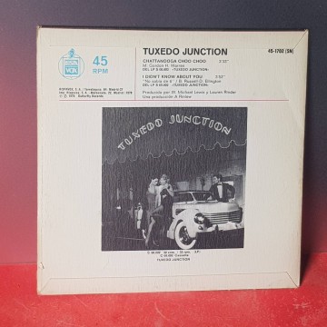 Vinilo single tuxedo Junction Chattanooga Choo Choo disco música