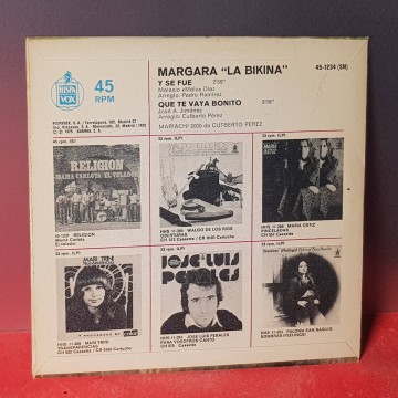 Márgara la bikina vinilo single vinilos de música comprar librería