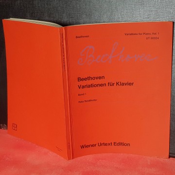 Partitura Beethoven variaciones Para piano 1 libros partituras