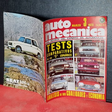Automecánica 43 revista de automoción seat 124 ls ficha técnica
