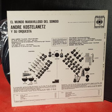LP música ambiental Andre Kostelanetz y su orquesta vinilo LP viniloLP