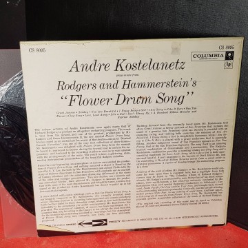 Andre Kostelanetz LP flower drum song vinilo Rodgers y Hammerstein