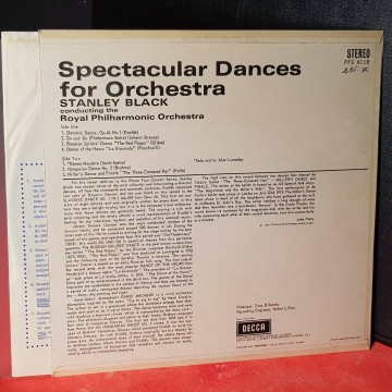 Stanley black vinilo LP Royal Philharmonic Orchestra música clásica
