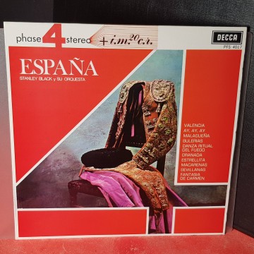 Stanley Black y su orquesta vinilo LP España Valencia bulerías