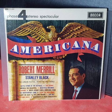 Vinilos ópera LP americana Robert Merrill Stanley black vinilo ópera