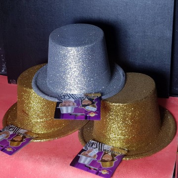 Chisteras de Carnaval disfraz color oro plata disfraces mercadillo