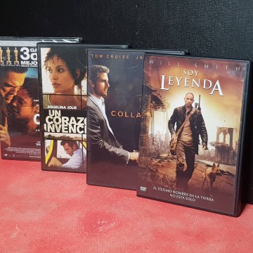 Lote películas DVD cine contemporáneo Soy Leyenda Will Smith cine