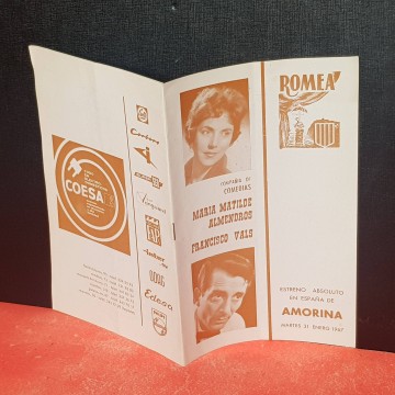 Amorina María Matilde almendros Francisco Valls Teatro Romea 1967