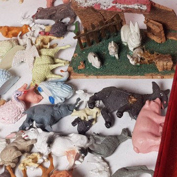 Lote animales de pesebre