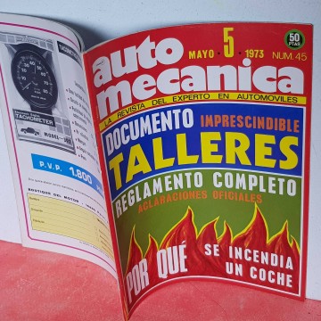 Revistas mecánica automóvil antiguas comprar revista Automecánica 45