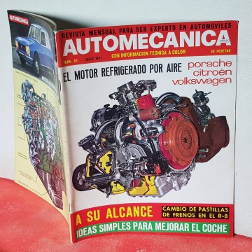 automecánica 23 mercedes benz c111 revista mecanica automovil fiat 130