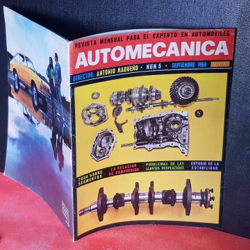 automecánica 5 mercedes c 111 coche automovil mecanica revista años60