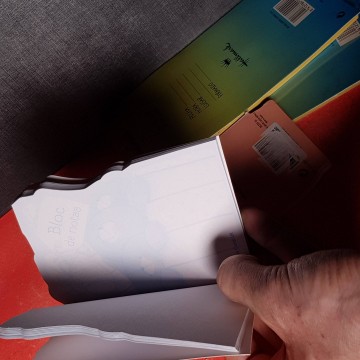 Lote 2 pares de blocs de notas e invitaciones para fiestas infantiles