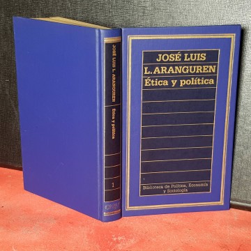 libro economía descatalogado usado viejo josé luis aranguren etica