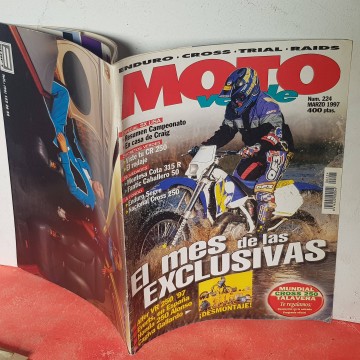 Moto verde 224 HondaCR,  ,  FanticCaballeroXM,  , , MontesaCota315R,