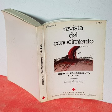 Antonio Tovar homenaje cruz roja revista del conocimiento paz 1985