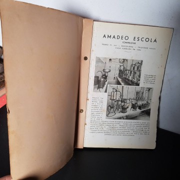 Catalogo antiguo maquinaria industria calderería amadeo escola comprar