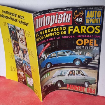 nuevo Seat 131, Prueba Peugeot 604, cincuentenario de Ford-Alemania