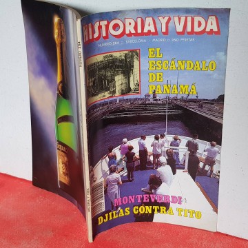 historia y vida, 264 el escándalo del canal de panamá revistas revista