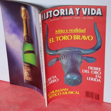historia del toro de lidia revista historia y vida 267 librería online