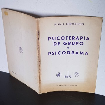 Psicoterapia de grupo y psicodrama, Juan A. Portuondo libro psicología
