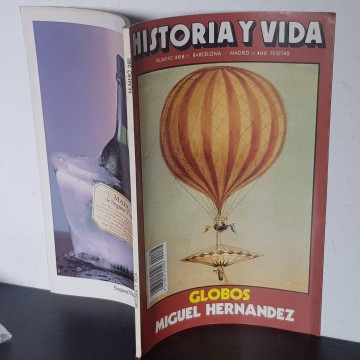 historia y vida 288 historia globo aerostatico rivistas antiguas