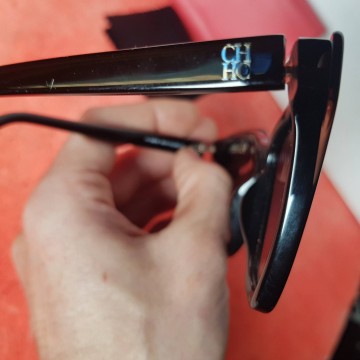 gafas de sol carolina herrera como nuevas color negro pasta con funda