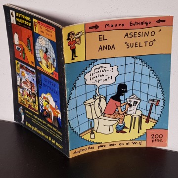 El asesino anda suelto, Mauro entrialgo comic humor comics antiguos