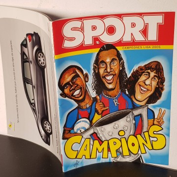 sport campions campoenes liga 2005 diario sport barça fcb fc barcelona