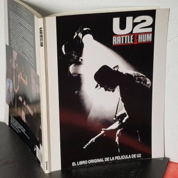 U2, Rattle & hum libro original de la película U-2 librería libros