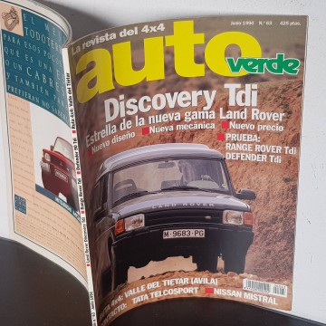 Auto Verde, 63 revista coches 4x4 todoterreno Land Rover Discovery TDI