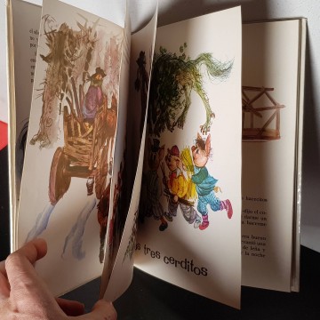 libro de cuentos antiguo susaeta cuento infantil la bella durmiente
