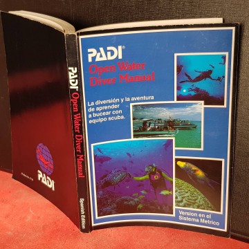Manual de submarinismo,  Open Water diver manual libro librería