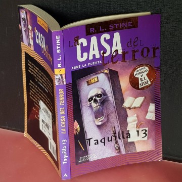 LA casa del terror Taquilla 13, R. L. Stine 2 novela pesadillas