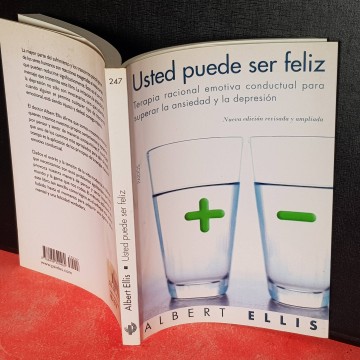 Usted puede ser feliz, Albert Ellis libro autoayuda librería online