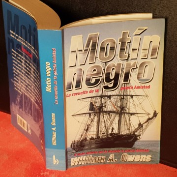 Novelas de aventuras Motín negro, William A. Owens libros usados