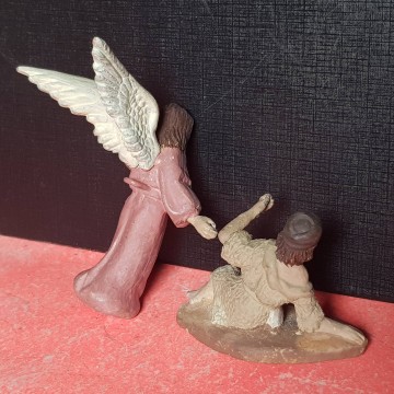 figuras pesebre barro arcilla terracota belén figuras antiguas