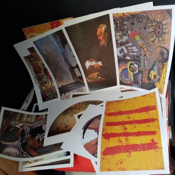 laminas cuadros pintura catalana catalunya genio a genio el mundo