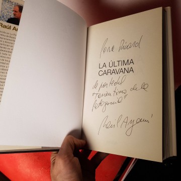 La última caravana, Raúl Argemí firma literatura argentina librería