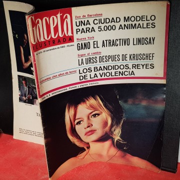 revista brigitte bardot 1965 revistas años 60 librería