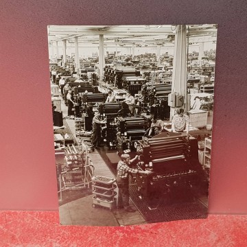 Fotografía imprenta Heidelberg Offset antigua fotografías antiguas