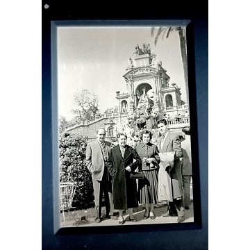 Negativo parque de la ciudadela, barcelona, años 50..